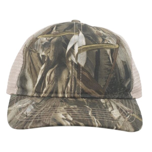 Vintage Camo Soft Trucker Snapback Cap Thumbnail