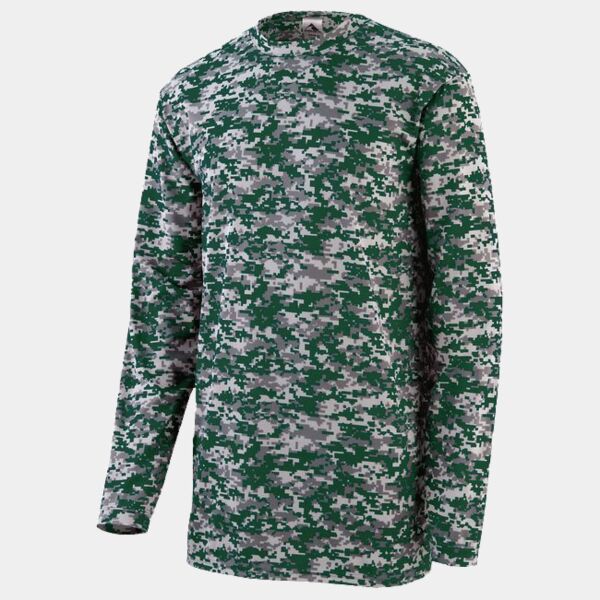 Digi Camo Wicking Long Sleeve T-Shirt Thumbnail