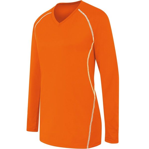 Ladies Long Sleeve Solid Jersey Thumbnail