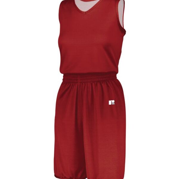 Ladies Undivided Solid Single Ply Reversible Shorts Thumbnail