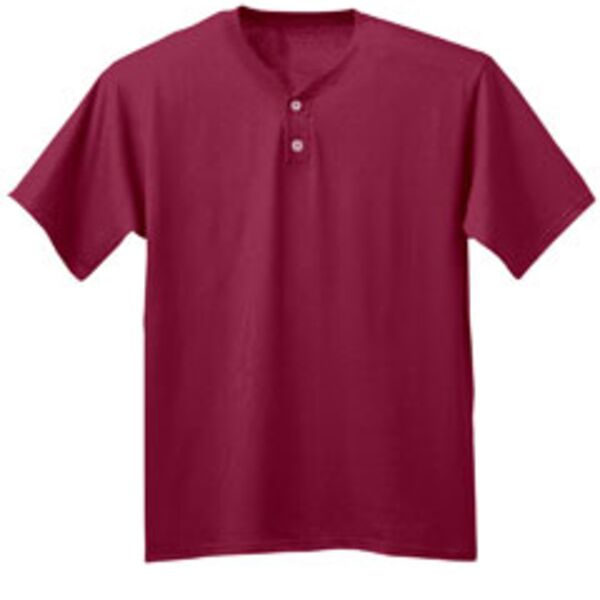 Youth Tek 2-Button Henley Jersey Thumbnail