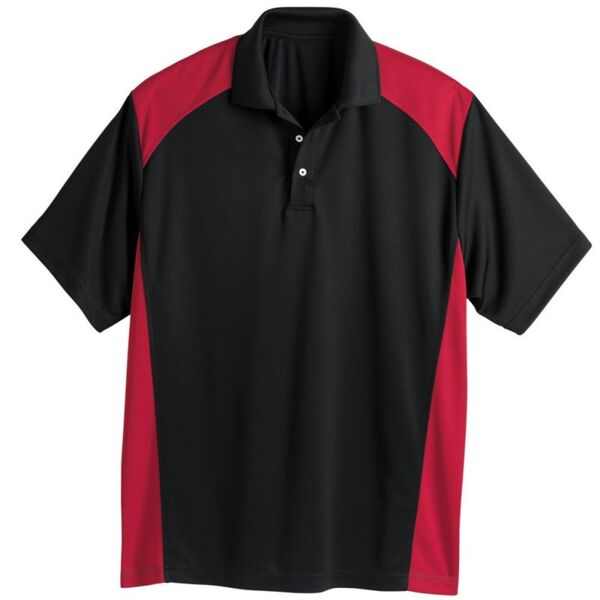 Spirit Racing Colorblocked Moisture-Free Mesh Polo Thumbnail