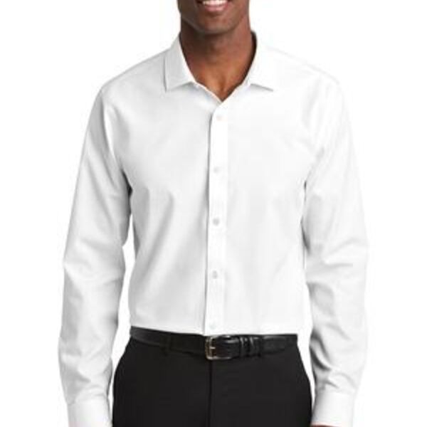 Slim Fit Nailhead Non Iron Shirt Thumbnail