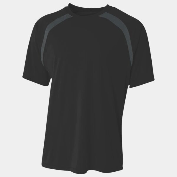 Boy's Spartan Short Sleeve Color Block Crew Neck T-Shirt Thumbnail
