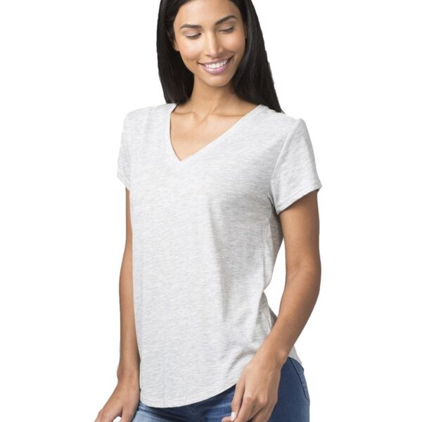 Women's Snow Heather V-Neck T-Shirt Thumbnail