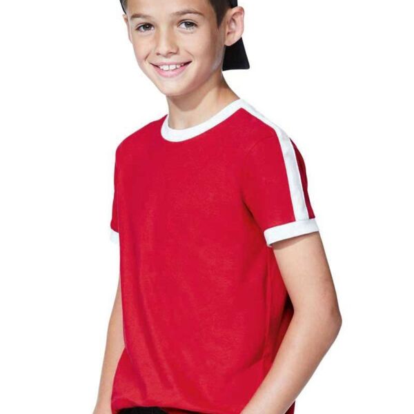 Youth Retro Ringer Fine Jersey Tee Thumbnail