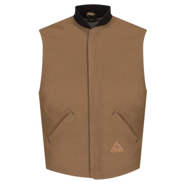 Brown Duck Vest Jacket Liner - EXCEL FR® ComforTouch Thumbnail