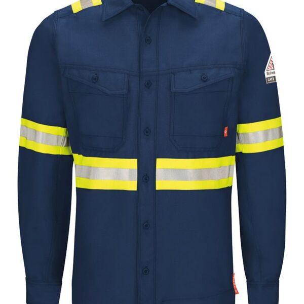 Men's iQ Series® Endurance Enhanced-Vis Work Shirt Thumbnail