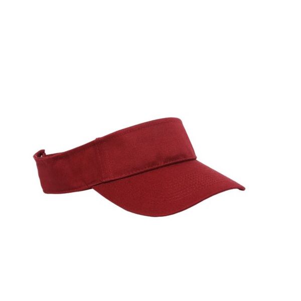 Cotton Woven Hook-And-Loop Adjustable Visor Thumbnail